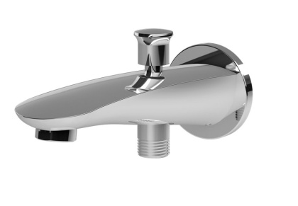 F8070100 Like, излив на ванну 175 мм с переключателем на душ, Хром, шт.