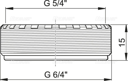 Переходник 6/4"×5/4"