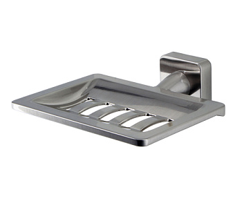 Мыльница решетка Rhin, 13х4,2х12,5 см, хром, K-8769