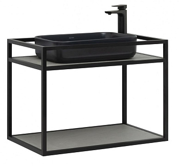 Консоль под раковину Allen Brau Liberty 75 1.33001.BB черный браш Консоль под раковину Allen Brau Liberty 75 1.33001.BB черный браш