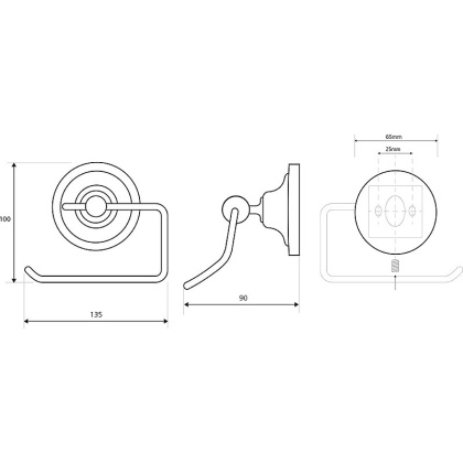 Держатель для туалетной бумаги 144212028