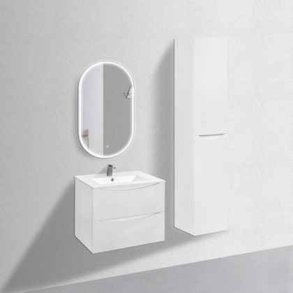 База под керамическую раковину Mia 700 подвесная, 2 выкатных ящика soft close, G.White База под керамическую раковину Mia 700 подвесная, 2 выкатных ящика soft close, G.White