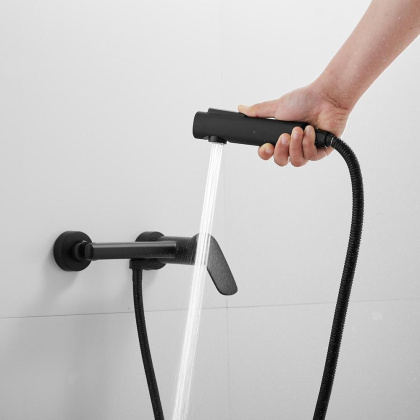 Гигиенический душ Shevanik S8505H-1 латунь черный Гигиенический душ Shevanik S8505H-1 латунь черный