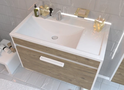 Раковина "Валенсия 80"левая 800х450