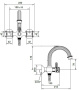 OLIMP-VD-01-Sw Смеситель для ванны, хром, ручки sarowski OLIMP-VD-01-Sw Смеситель для ванны, хром, ручки sarowski