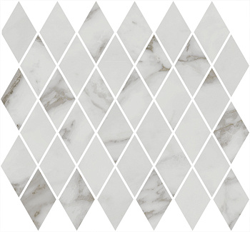 Декор Монте Тиберио мозаичный бежевый светлый глянцевый 37,5x35x1