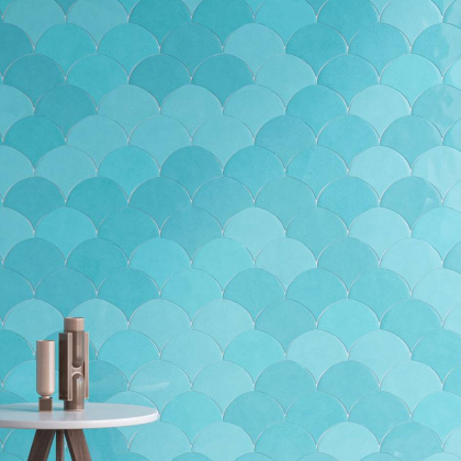 Плитка Escamas Dynamic Celeste 15,5х17 Плитка Escamas Dynamic Celeste 15,5х17