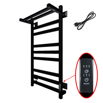 Полотенцесушитель Пэк сп 21 кв П 80х50 черный ВГП