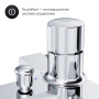 F85A10500 X-Joy, TouchReel Смеситель д/ванны/душа, Хром, шт. F85A10500 X-Joy, TouchReel Смеситель д/ванны/душа, Хром, шт.