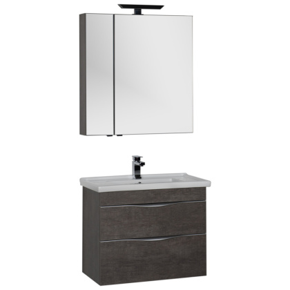 Мебель для ванной Aquanet Эвора 80 дуб антик Мебель для ванной Aquanet Эвора 80 дуб антик