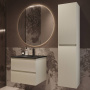 База под раковину Welle 600 подвесная, 2 выкатных ящика soft-close, M.Beige