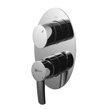 Смеситель Lemark Atlantiss LM3227C для ванны и душа, встраиваемый Смеситель Lemark Atlantiss LM3227C для ванны и душа, встраиваемый