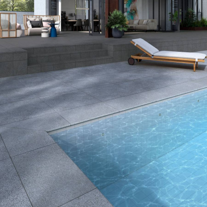 Противоскользящая плитка, BASE GRIS ANTISLIP 33х33, Milan