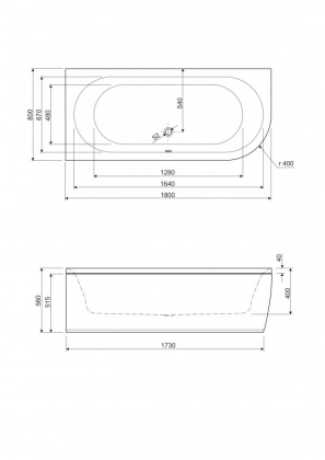 Передняя панель для акриловой ванны CEZARES METAURO CORNER-180-SCR-L-W37 Передняя панель для акриловой ванны CEZARES METAURO CORNER-180-SCR-L-W37
