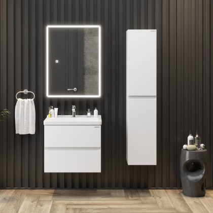 Шкаф-зеркало Onika Орби 60 с подсветкой, универсальный