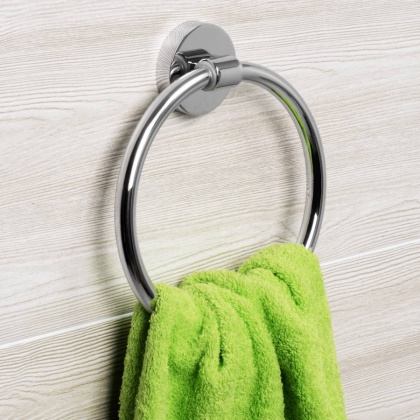 Держатель полотенец Rhein, 17х19,2х3,5 см, хром, K-6260