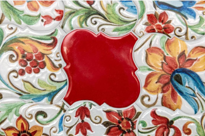 Декор Арабески Тоскана 3 глянцевый 6,5x6,5x0,7