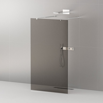 LIBERTA-25-GR Стекло для перегородки Liberta, графит, 246х1950 мм LIBERTA-25-GR Стекло для перегородки Liberta, графит, 246х1950 мм