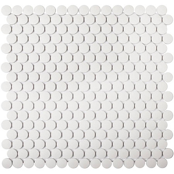 Противоскользящая мозаика, Penny Round White Antislip, Non-Slip Противоскользящая мозаика, Penny Round White Antislip, Non-Slip