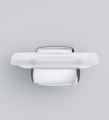 A9034200 Gem, Стеклянная мыльница с настенным держателем A9034200 Gem, Стеклянная мыльница с настенным держателем