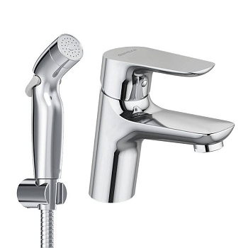 770300000 Origin Bit, Смеситель для умывальника без дк с гигиеническим душем