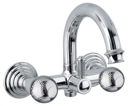 OLIMP-VD-01-Sw Смеситель для ванны, хром, ручки sarowski