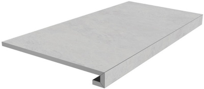 Ступень клееная Монте Тиберио серый матовый 33x80x0,9