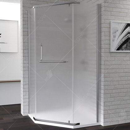 Душевой уголок RGW Passage PA-81 80x80 01088188-21 профиль Хром стекло матовое-сатинат