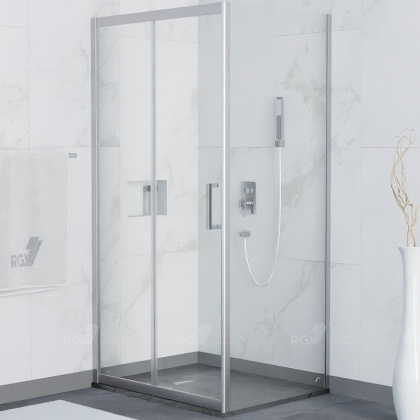 Душевой уголок RGW Stilvoll SV-45 100х70 06324507-011 профиль Хром стекло прозрачное