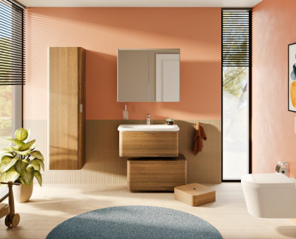 Зеркальный шкаф для ванной Vitra Core 80 66911