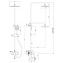 Смеситель Lemark Poseidon LM4262C для ванны и душа Смеситель Lemark Poseidon LM4262C для ванны и душа