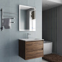 База под раковину Gio 600 подвесная, 2 выкатных ящика soft-close, C.Oak