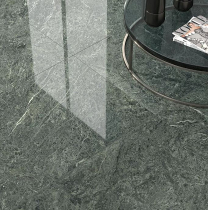 Риальто зеленый темный лаппатированный обрезной 60x119,5x0,9