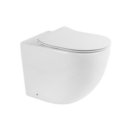 Чаша приставного унитаза BelBagno SFERA-R BB2141CBR