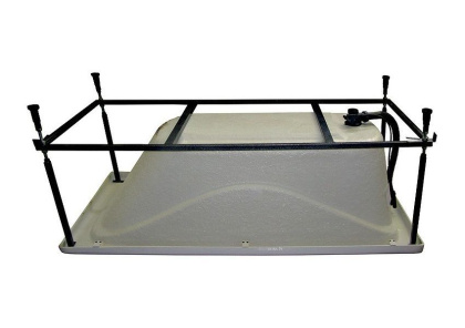 Рама разборная "AGORA" (с ручками и подголовником для ванны) Рама разборная "AGORA" (с ручками и подголовником для ванны)