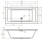 Акриловая ванна RIHO LUSSO 180-90
