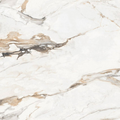 Керамогранит K27_2 Statuario porshe Белый  (60смх60смх9мм) (4шт_1,44м2) Матовый, м2