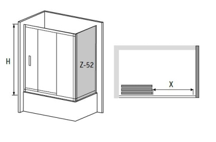Боковая панель RGW Z-52 04225207-11 70*150