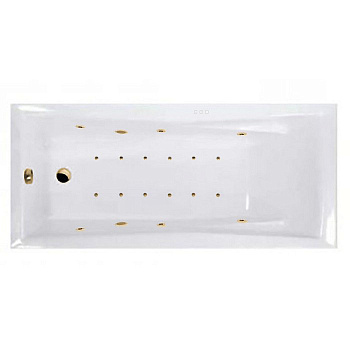 Ванна EXCELLENT Palace 180x80 "RELAX" (золото)