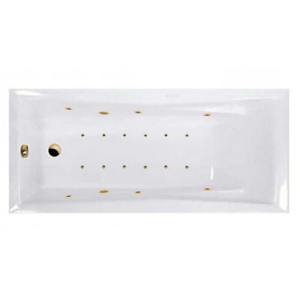Ванна EXCELLENT Palace 180x80 "RELAX" (золото)