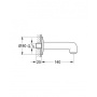 Излив Grohe BauClassic 13258000 хром