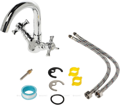 Смеситель для раковины Agger Retro-X A1701100 Смеситель для раковины Agger Retro-X A1701100