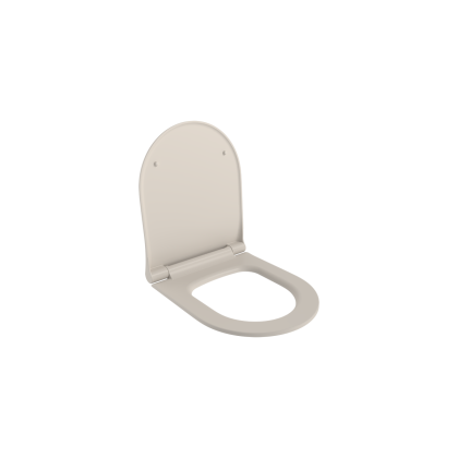 Сиденье с крышкой (soft close, slim) Taormina/Jet Flush, дюропласт, мат. жасмин,(аналог A0330-007) A0336-007, шт