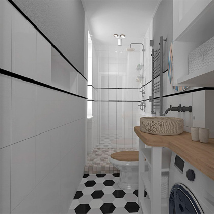 Плитка настенная 8000 Белое солнце 20*30 (25шт/1,5м2), м2