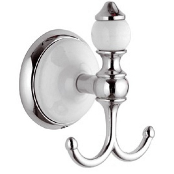 Крючок двойной Remer Epoca EP50, хром Крючок двойной Remer Epoca EP50, хром