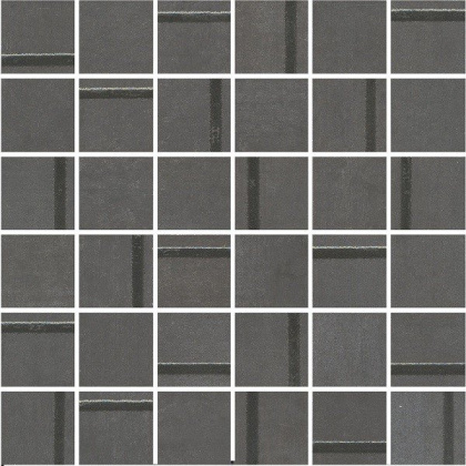 Декор Гварди 1 мозаичный антрацит матовый обрезной 30x30x0,9 Декор Гварди 1 мозаичный антрацит матовый обрезной 30x30x0,9