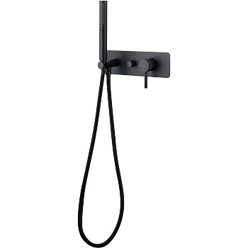 Смеситель для душа Allen Brau Priority 5.31009-31 (с внутренней частью) черный матовый Смеситель для душа Allen Brau Priority 5.31009-31 (с внутренней частью) черный матовый