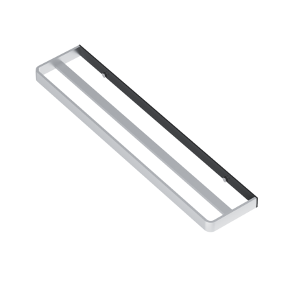 Двойная вешалка для полотенец Jupiter, 2,7х60х7,5х см, цвет черный с серебром, DA77336400