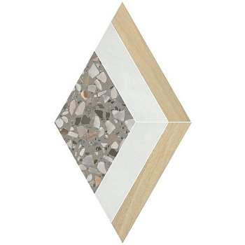 Декор фигурный  ID138 Toscana серый,белый,бежевый (0,3см*0,17см*0,9мм) (10шт/0,051м2) , шт Декор фигурный  ID138 Toscana серый,белый,бежевый (0,3см*0,17см*0,9мм) (10шт/0,051м2) , шт