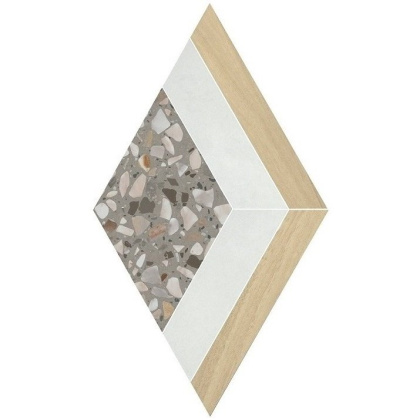 Декор фигурный  ID138 Toscana серый,белый,бежевый (0,3см*0,17см*0,9мм) (10шт/0,051м2) , шт Декор фигурный  ID138 Toscana серый,белый,бежевый (0,3см*0,17см*0,9мм) (10шт/0,051м2) , шт